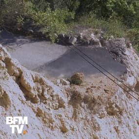 Leur route s’est effondrée, ils sont coupés du monde dans leurs hameaux des Alpes-Maritimes