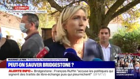 Brigestone: Marine Le Pen estime que le gouvernement est "cynique et hypocrite"