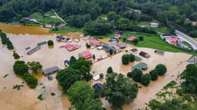 Inondations dans le Kentucky, le 28 juillet 2022