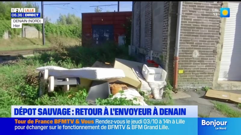 Denain: retour à l'envoyeur des dépôts sauvages