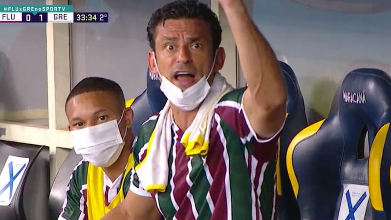 Fred pendant Fluminense-Grêmio