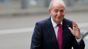 L'ex-roi d'Espagne Juan Carlos le 6 avril 2024 à Madrid.