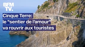  Italie: le "sentier de l’amour", dans les Cinque Terre, va rouvrir aux touristes   