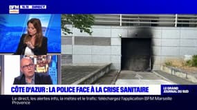 14-Juillet: Laurent Martin de Frémont, délégué national du syndicat Unité SGP Police-FO 06, déplore les tirs de mortier contre un commissariat de Nice