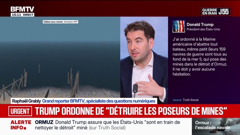 L'Iran peut-il couper les câbles sous-marins qui fournissent Internet dans le monde entier?