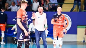 Olivier Lecat avec Montpellier en avril 2022