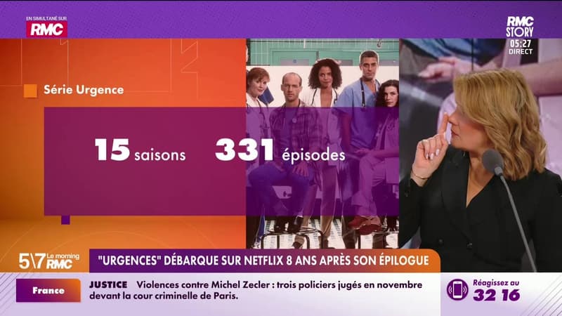 Le bonus RMC : "Urgences" débarque sur Netflix 8 ans après son épilogue - 11/02