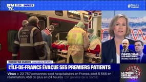 Virus: l'Ile-de-France évacue ses premiers patients vers la Bretagne