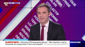 Olivier Véran sur les retraites: "Il y aurait eu 700.000 ou 1,3 million de manifestants, ça ne change pas les choses"