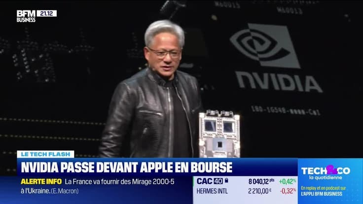 Le Tech Flash : Nvidia passe devant Apple en Bourse par Léa Benaim - 06/06