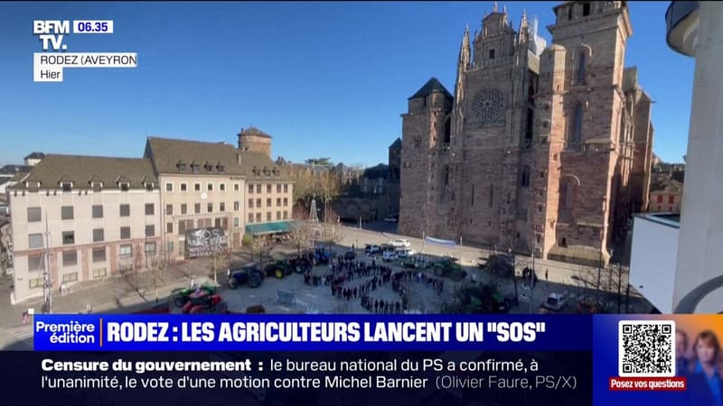 Un SOS géant, manifestation au pied de l'Inrae... La colère des agriculteurs se poursuit partout en France