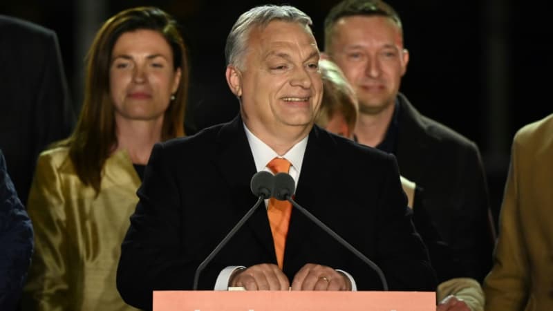 Réélu triomphalement, le Premier ministre hongrois Orban qualifie Zelensky d'
