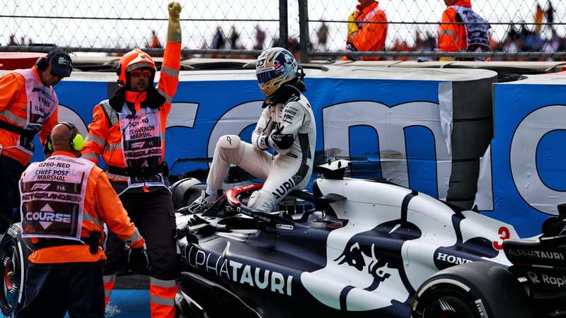 Daniel Ricciardo (AlphaTauri) lors du GP des Pays-Bas de Formule 1, à Zandvoort le 25 août 2023