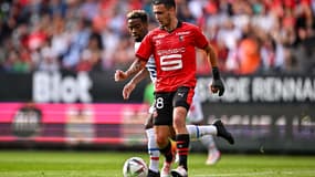 Enzo Le Fée avec Rennes en septembre 2023.