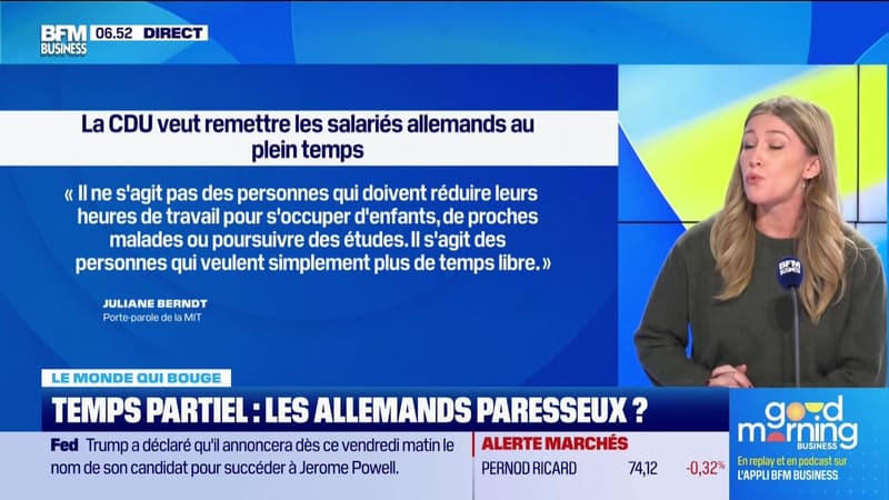 Annalisa Cappellini : Temps partiel, les Allemands paresseux ? - 30/01