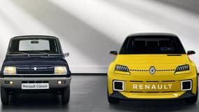 La première génération de R5 (à gauche) et l'actuelle génération (à droite). 50 ans après, la seconde a grossi de 40 cebtimètres et plus de 600 kilos.