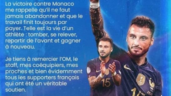 Le message de Jonathan Clauss