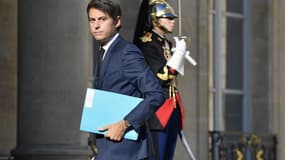 Gabriel Attal à l'Élysée le 7 septembre 2023 