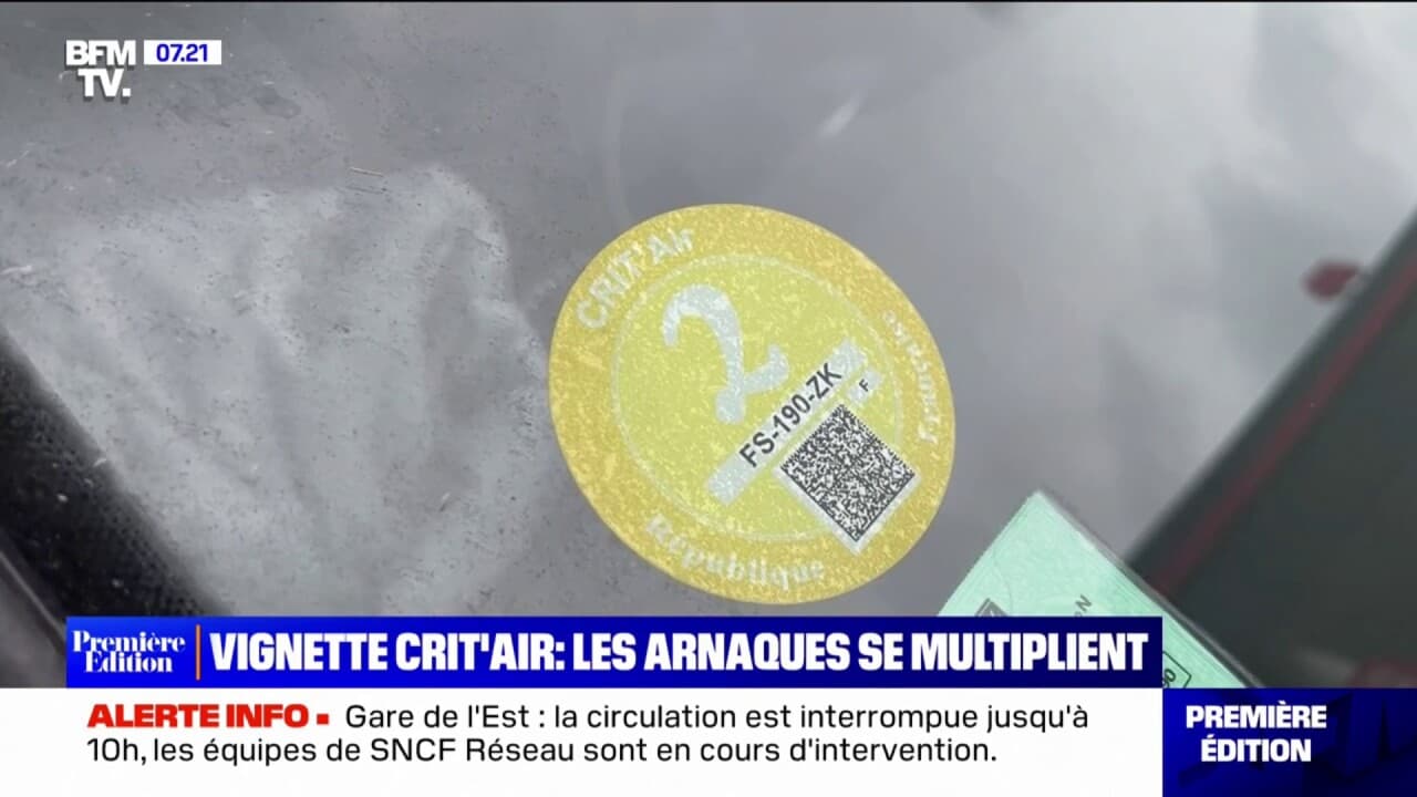 Les Arnaques Aux SMS Se Multiplient Pour Les Vignettes Crit'air