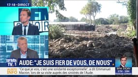 Aude: "Je suis fier de vous, de nous", Emmanuel Macron