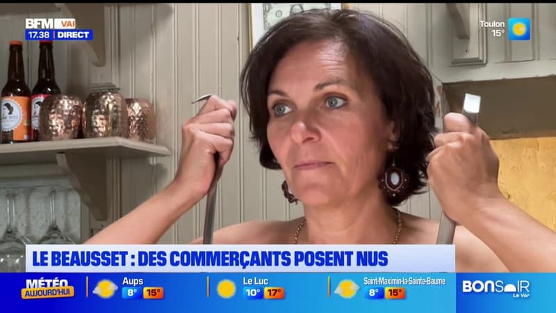 Le Beausset: les commerçants posent nu pour faire venir les clients