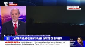 Bombardements à Gaza: "C'est ce qu'on attend depuis 21 jours, c'est la riposte israélienne aux atrocités qu'on a eu le 7 octobre", pour Raphaël Morav (ambassadeur, chargé d’Affaires d'Israël en France)
