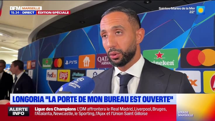 La réaction de Medhi Benatia, en zone mixte, au tirage de l'OM en LDC 
