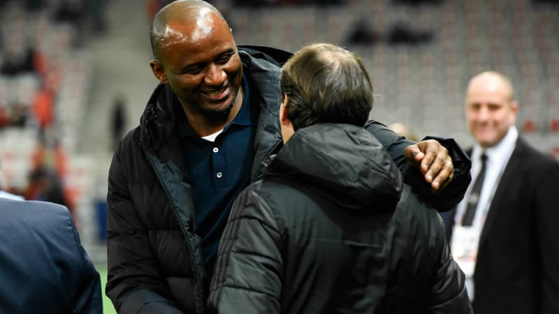 Patrick Vieira et Rudi Garcia