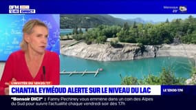Serre-Ponçon: Chantal Eyméoud alerte sur le niveau du lac