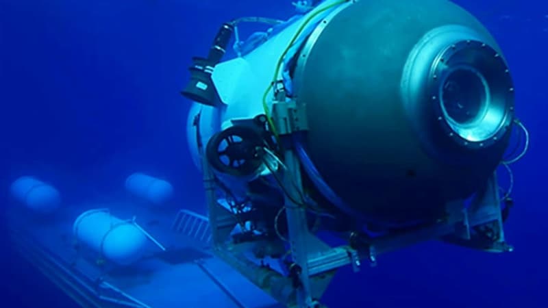 Implosion du Titan: un gobelet blanc, rare vestige du submersible, remis à la fille d'un explorateur