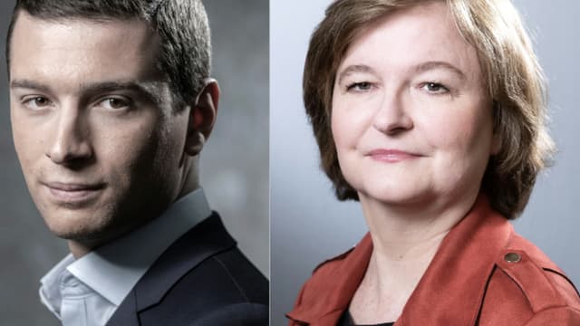 Nathalie Loiseau et Jordan Bardella