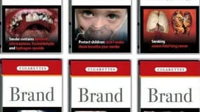 images chocs sur les paquets de cigarettes