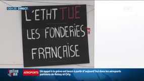 Dans l'Eure, un site Renault bloqué par des salariés de la Fonderie jurassienne MBF Alu