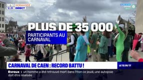 Carnaval étudiant de Caen: record d'affluence avec 35.000 participants