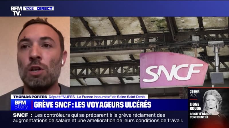 Thomas Portes, député LFI sur la grève SNCF: 