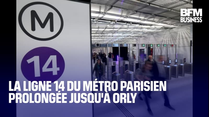 La ligne 14 du métro parisien prolongée jusqu'à Orly