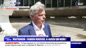 Fabien Roussel, sur les négociations du NFP pour Matignon: "Il y a depuis quelques heures une situation de blocage"