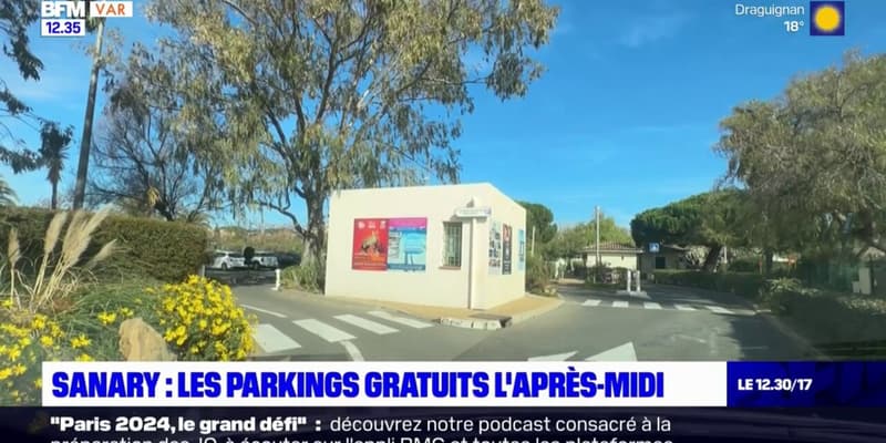 Sanary-sur-Mer: les parkings gratuits l'après-midi