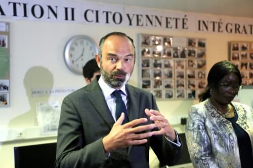 Edouard Philippe s'adresse à la presse à Evry, le 9 juin 2020 Edouard Philippe s'adresse à la presse à Evry, le 9 juin 2020