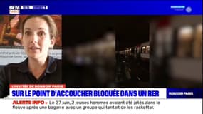 RER B: une femme sur le point d'accoucher reste bloquée entre deux gares