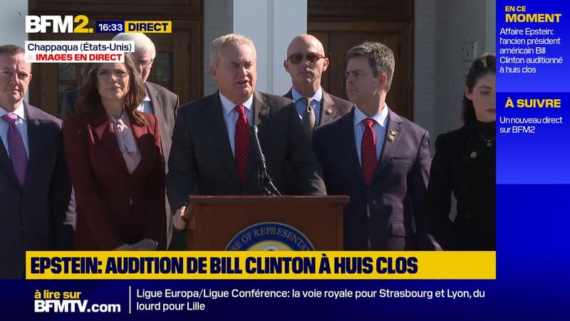"Jeffrey Epstein était à la Maison Blanche 17 fois pendant que Bill Clinton était président", lance le président républicain de la Commission sur l'affaire Epstein