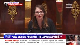 Aurore Bergé (Renaissance) accuse la Nupes de dresser un "tapis rouge à l'extrême droite"