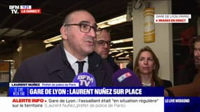 Attaque à la gare de Lyon: Laurent Nuñez, préfet de police de Paris, précise qu'aucun élément "ne laisse à penser que ça puisse être un acte terroriste" à ce stade 