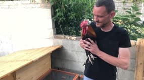 Nicolas Boucher a dû se séparer de son coq Coco.