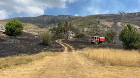 L'incendie à Rougon a parcouru environ 850 hectares.