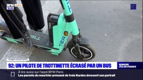 Hauts-de-Seine: un homme meurt à trottinette écrasé par un bus