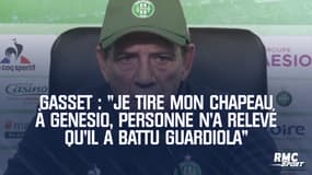 OL - ASSE : "Je lui tire mon chapeau, personne n'a relevé qu'il a battu Guardiola", Gasset encense Genesio