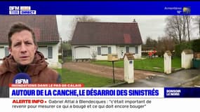 Pas-de-Calais: autour de la Canche, le désarroi des sinistrés
