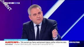 Xavier Bertrand: "Si on ne met pas un terme à cette tension, on va connaître un chaos"