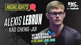WTT Star Contender Ljubljana (32e de finale) - Alexis Lebrun vs Kao Cheng-Jui